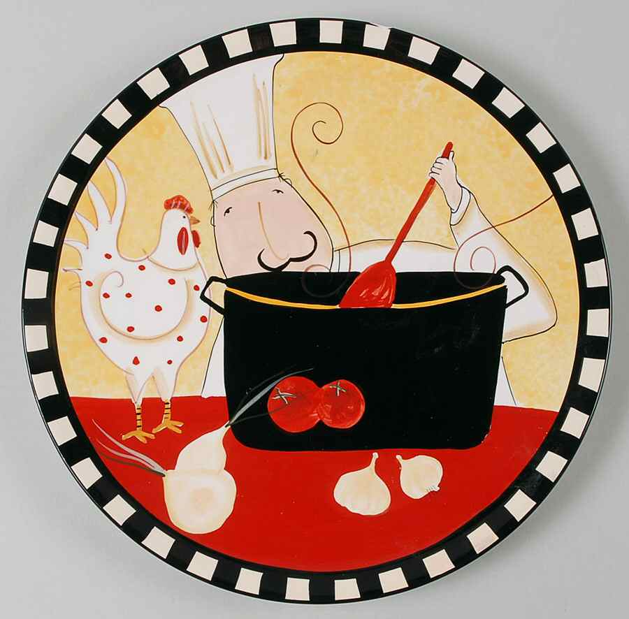 To the Chef Dinner Plate by Certified International-1