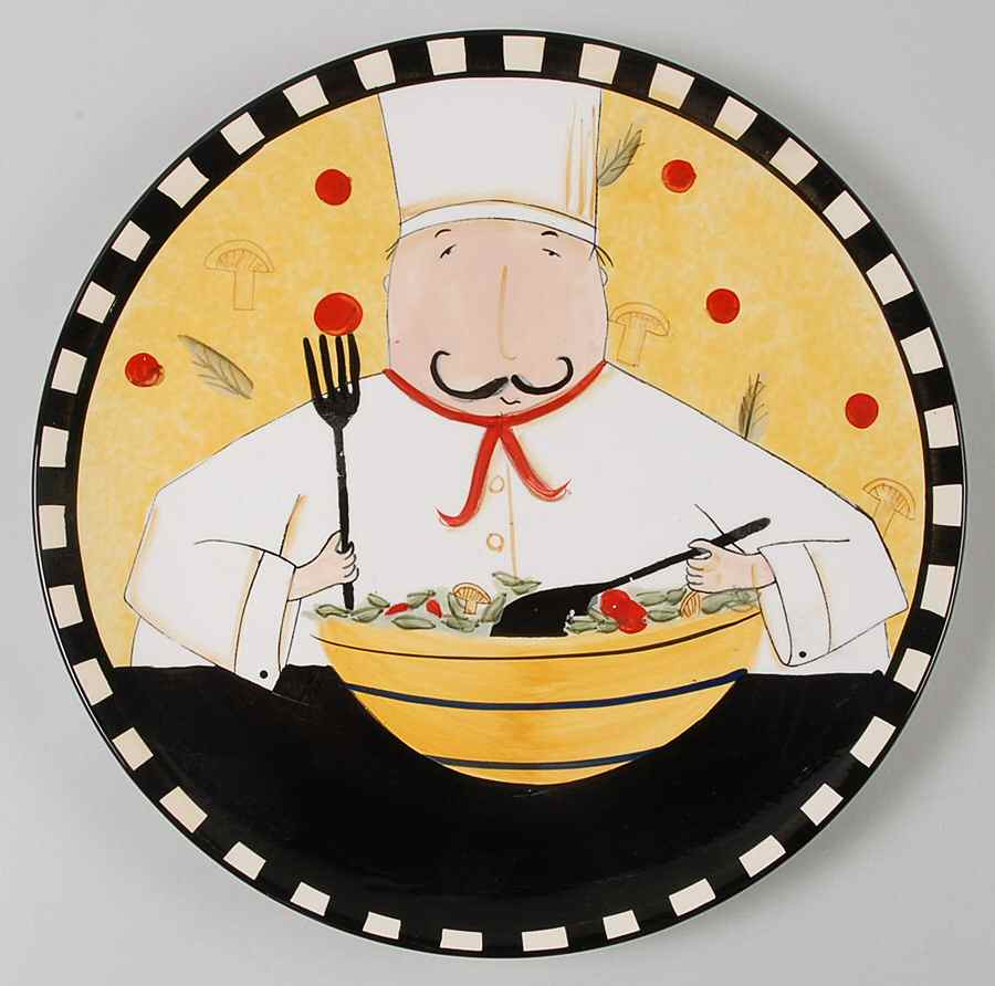 To the Chef Dinner Plate by Certified International-1