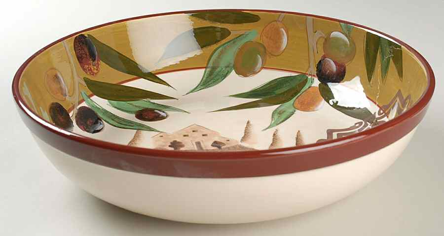 Oliva 13" Pasta Serving Bowl by Certified International-1