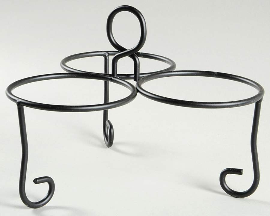 Hot Tamale Metal Stand-For 3 Motif Condiment Bowl Set by Certified International-1