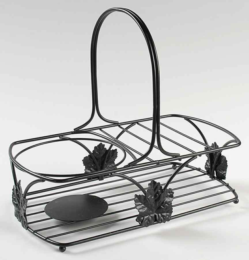 Herb Garden Oil Set 7pc-Metal Stand Only by Certified International-1