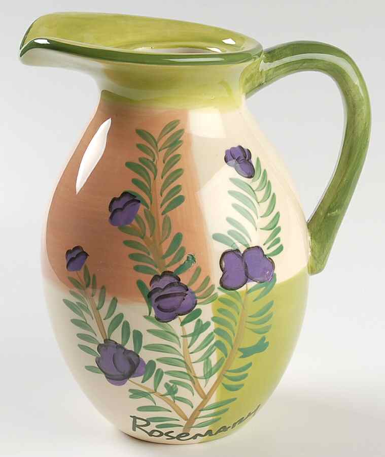 Herb Garden Oil Jar/Server No Lid by Certified International-1