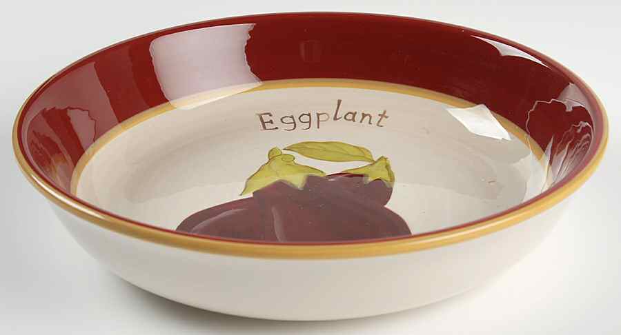 Antique Vegetables 9" Individual Pasta Bowl by Certified International-1