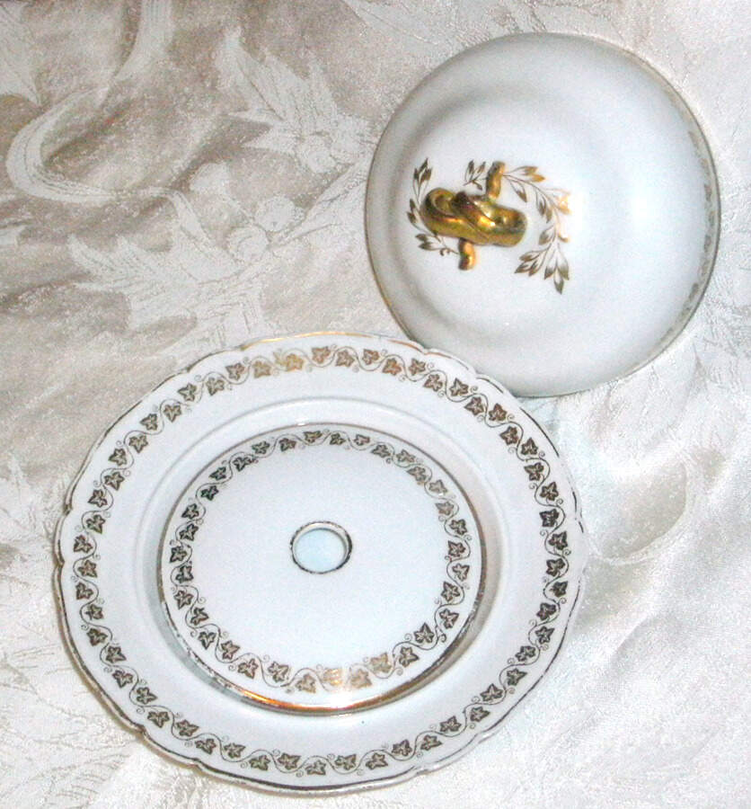 CHF235 (Scalloped) Round Covered Butter by Charles Field Haviland-1