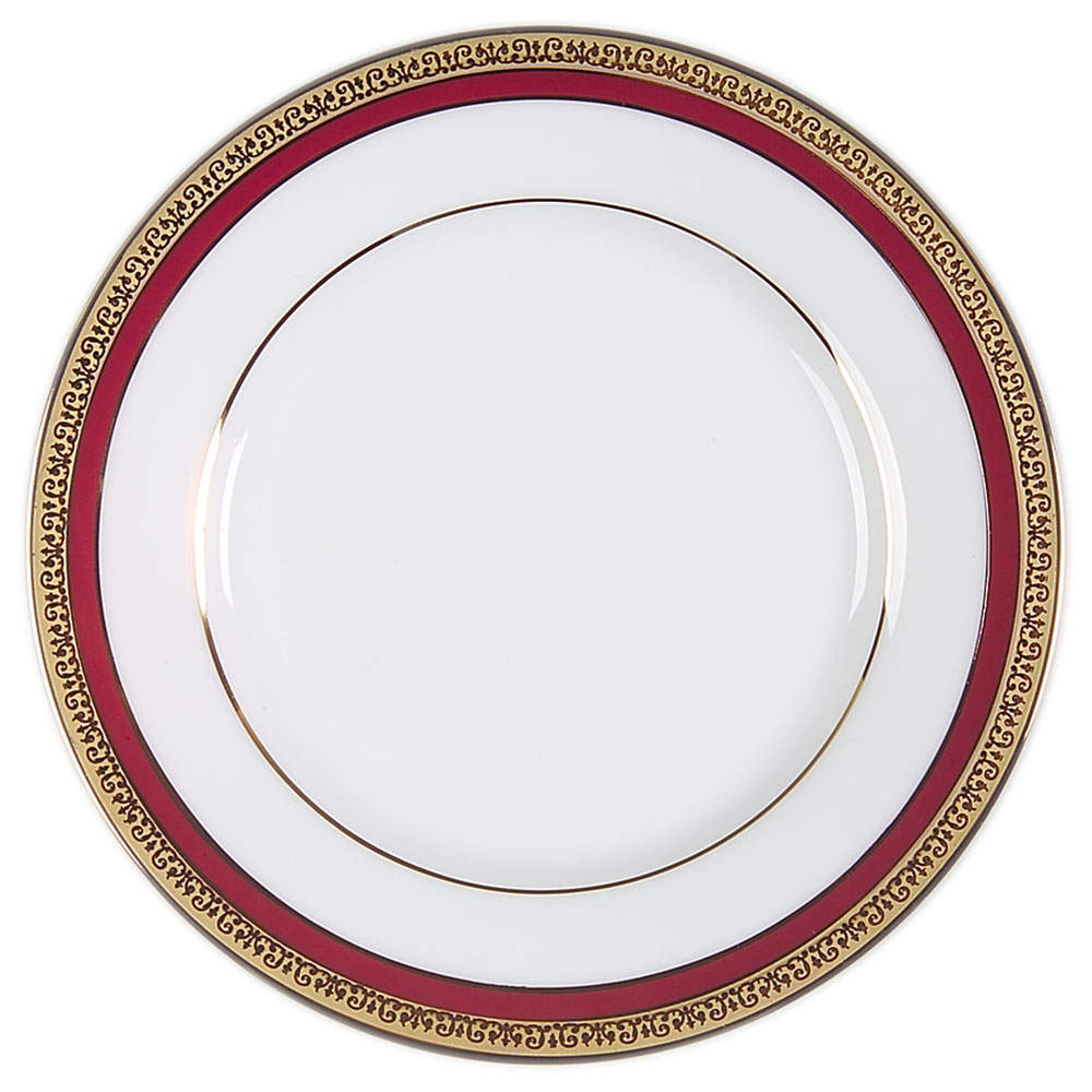 Fashion Buffet Gold (Red Band) Bread & Butter Plate by Charter Club-1