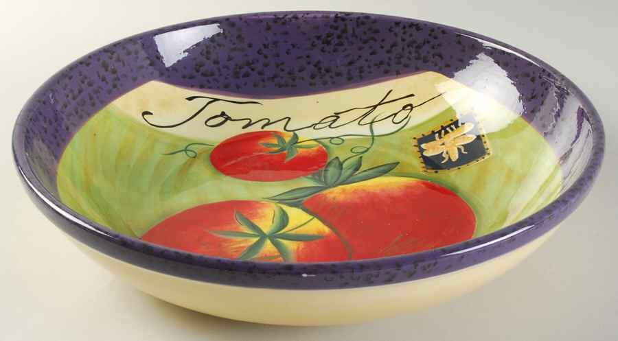 Gourmet Veggies 13" Pasta Serving Bowl by Certified International-1