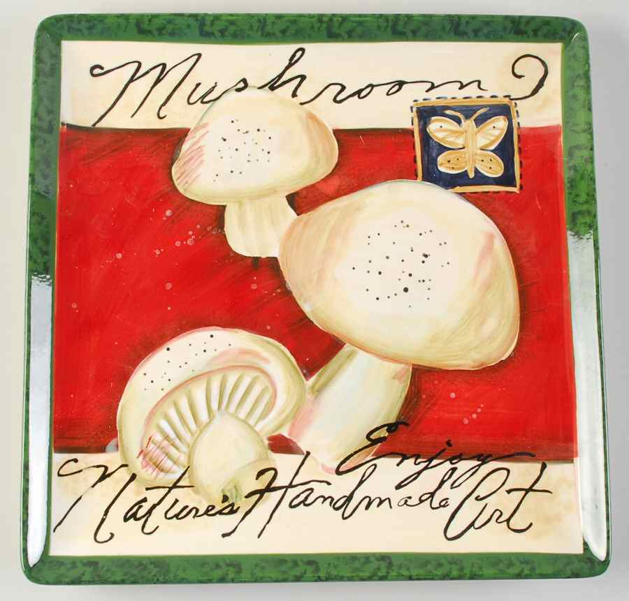 Gourmet Veggies Square Dinner Plate by Certified International-1