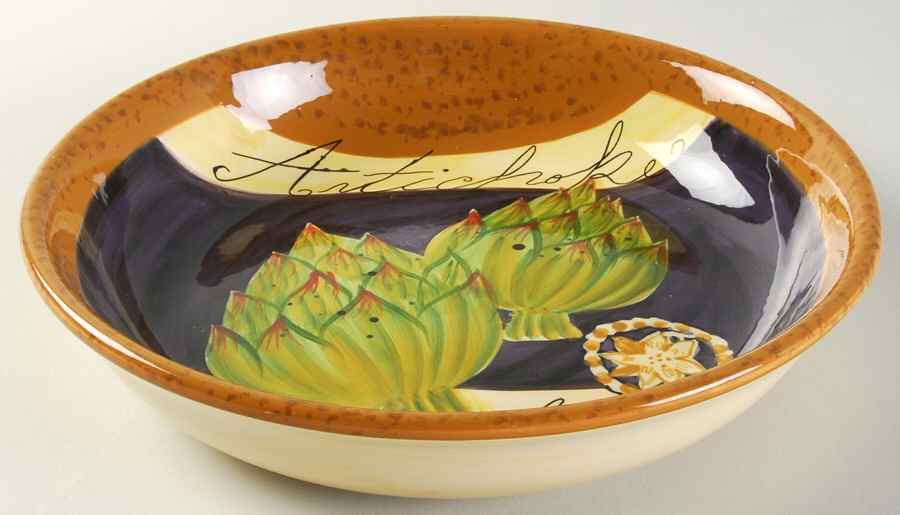 Gourmet Veggies 9" Soup/Pasta Bowl by Certified International-1