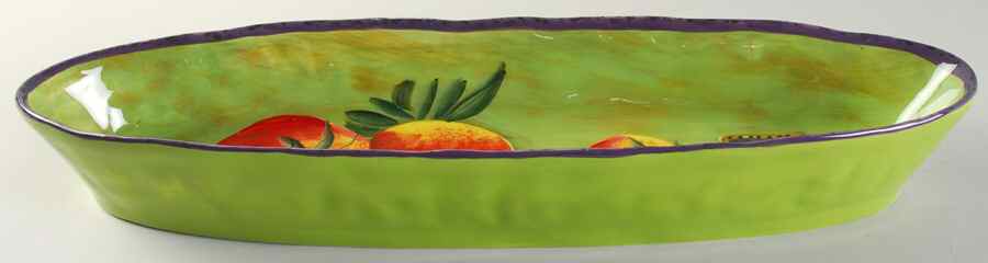 Gourmet Veggies Bread Tray by Certified International-1