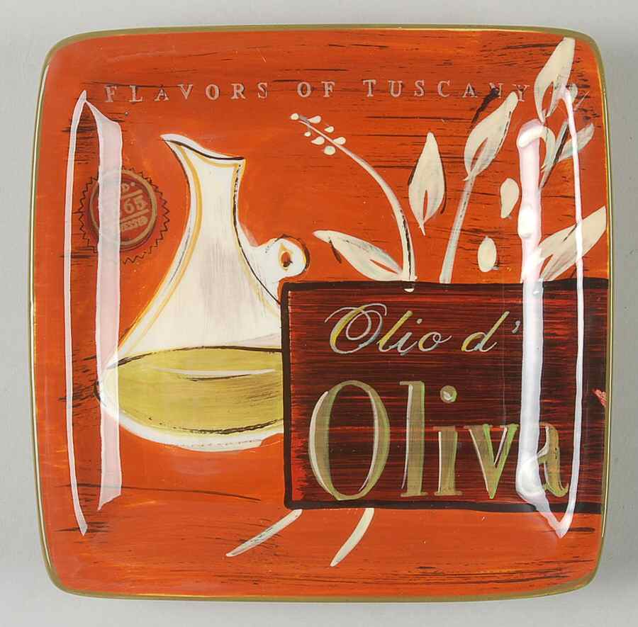 Cucina (Cheese, Wine, Olive Oil) Canape Plate by Certified International-1