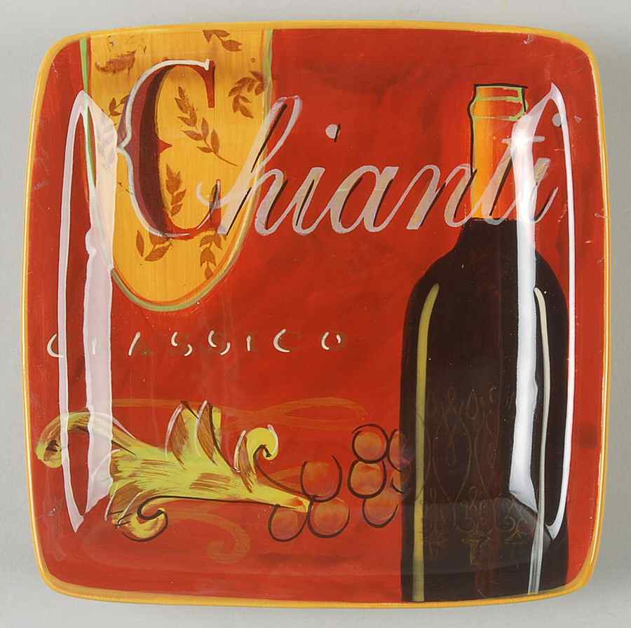 Cucina (Cheese, Wine, Olive Oil) Canape Plate by Certified International-1