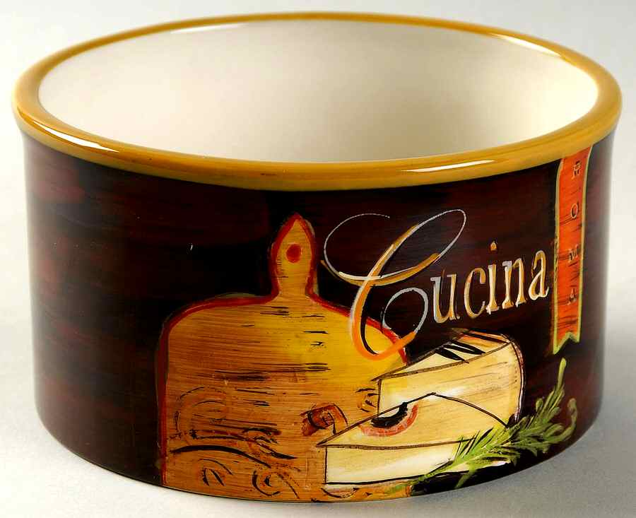 Cucina (Cheese, Wine, Olive Oil) Dip Bowl (for Dip and Spreader) by Certified International-1