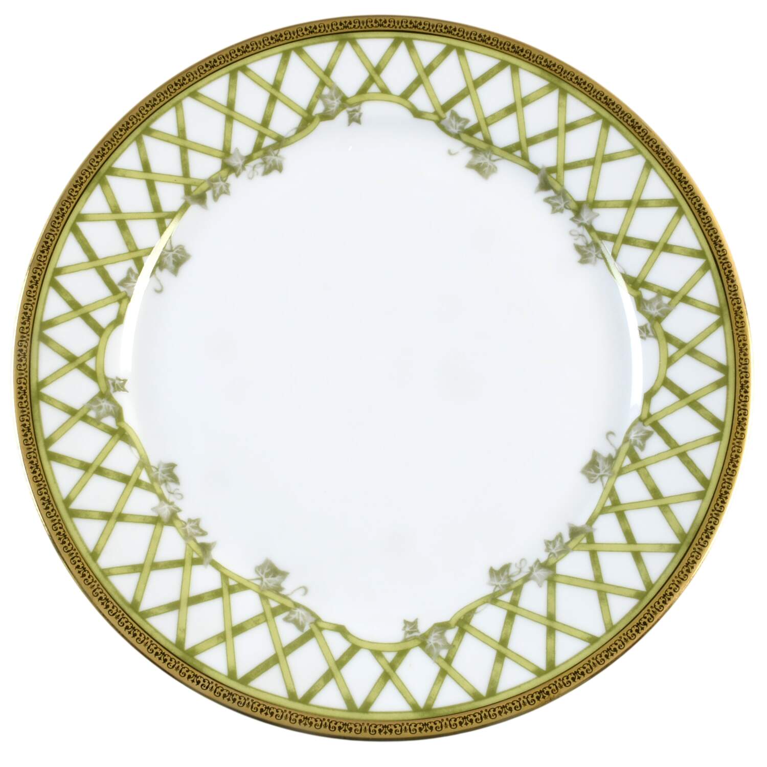 Fashion Buffet Gold (Trellis) Service Plate (Charger) by Charter Club-1