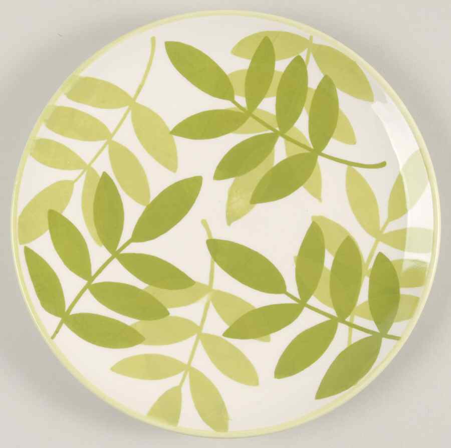 Green Tea Leaf Salad Plate by Certified International-1