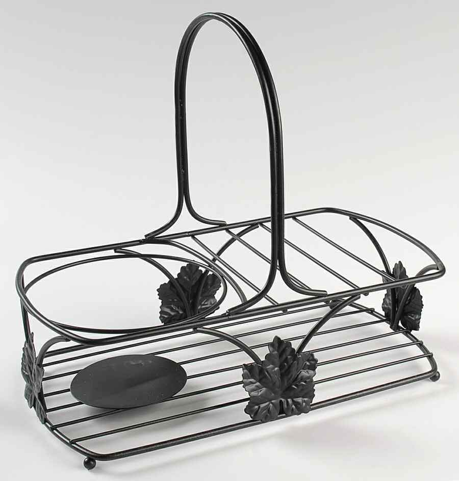 Viva la Pasta Oil Set 7pc-Metal Stand Only by Certified International-1