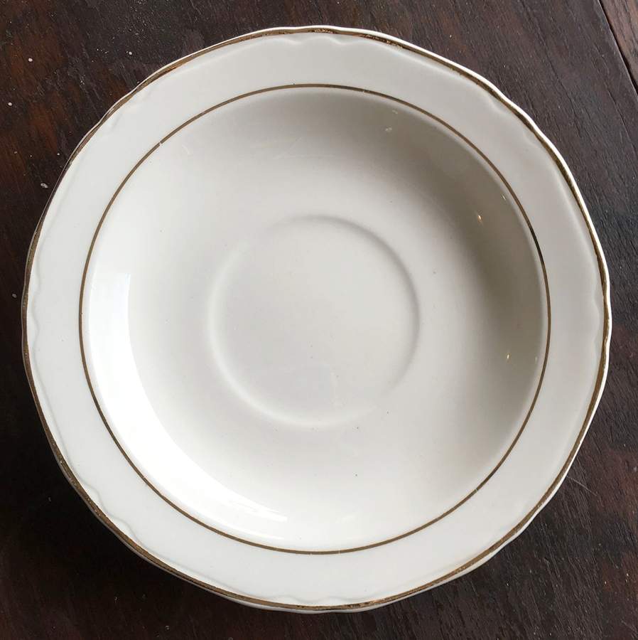 CRP201 Saucer by Crown Potteries-1