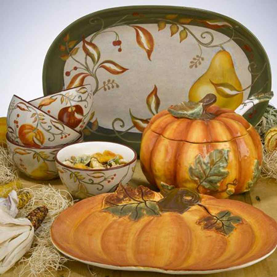 Tuscan Harvest Figural Tureen & Lid by Certified International-1