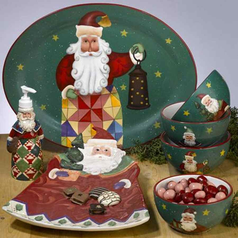 Seasons Greetings 18" Oval Serving Platter by Certified International-1