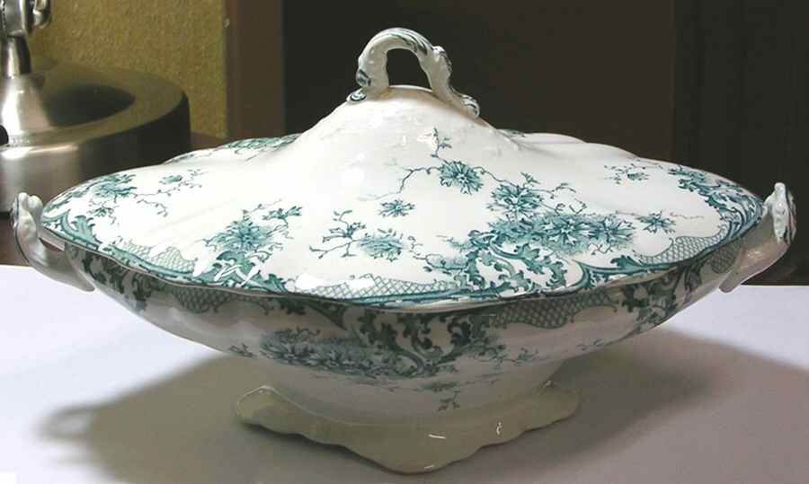 Dianthus Blue Green Oval Covered Vegetable by F Winkle-1