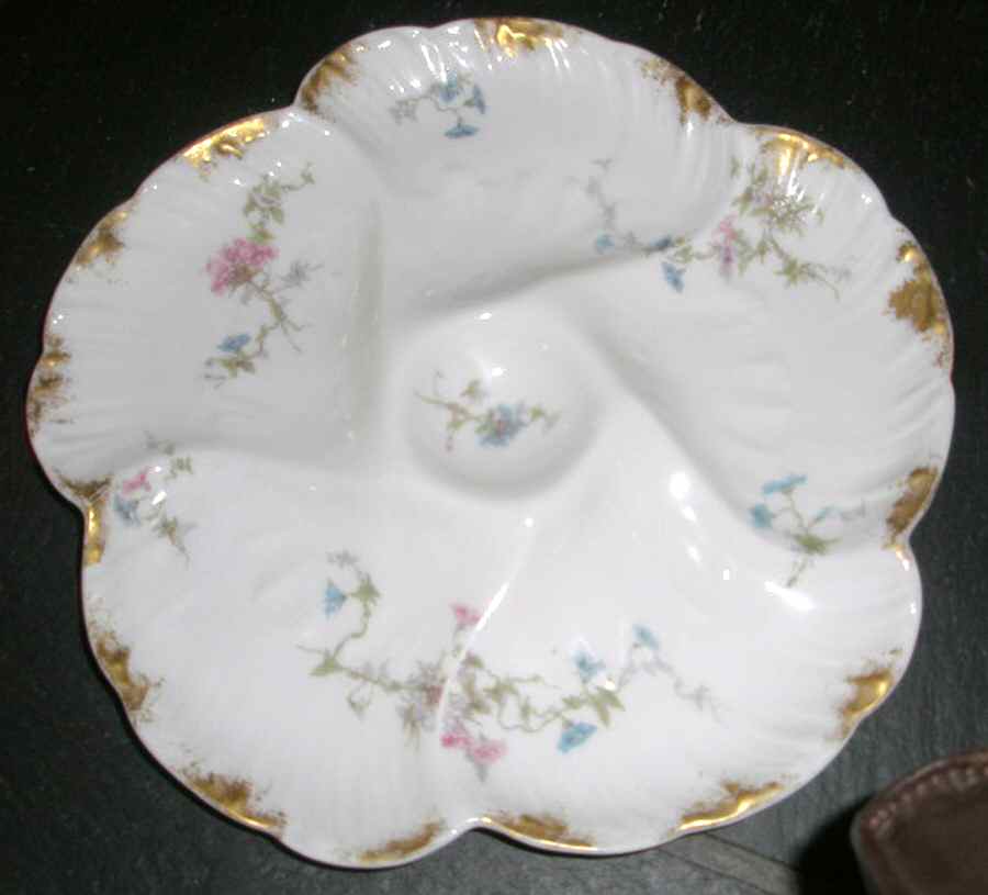 CHF1494 Oyster Plate by Charles Field Haviland-1