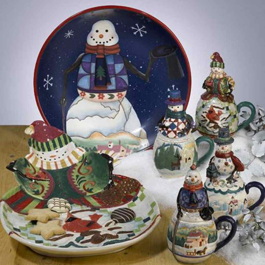 Snowy Friends 13" Pasta Serving Bowl by Certified International-1