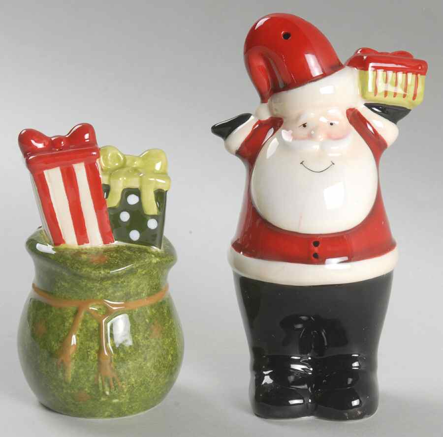 Celebrate Santa Figural Salt & Pepper Set by Certified International-1