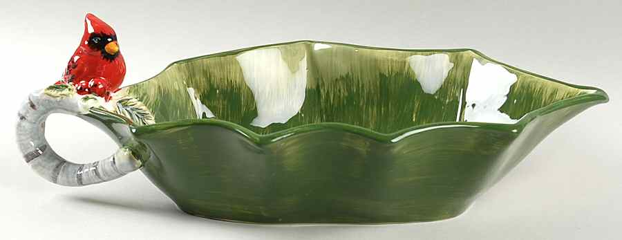 Holly Birds 12" Figural Serving Bowl by Certified International-1