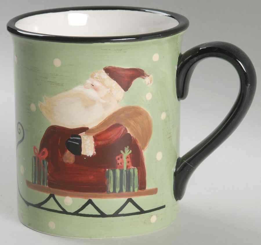 Sledding Santa Mug by Certified International-1