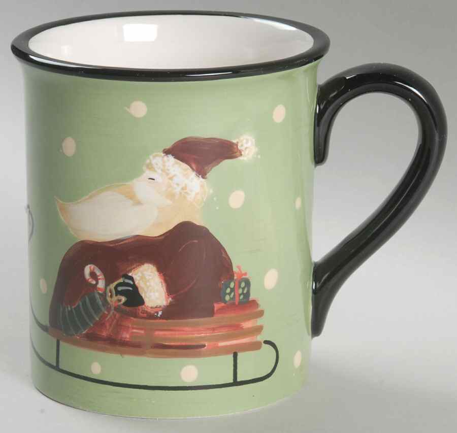 Sledding Santa Mug by Certified International-1