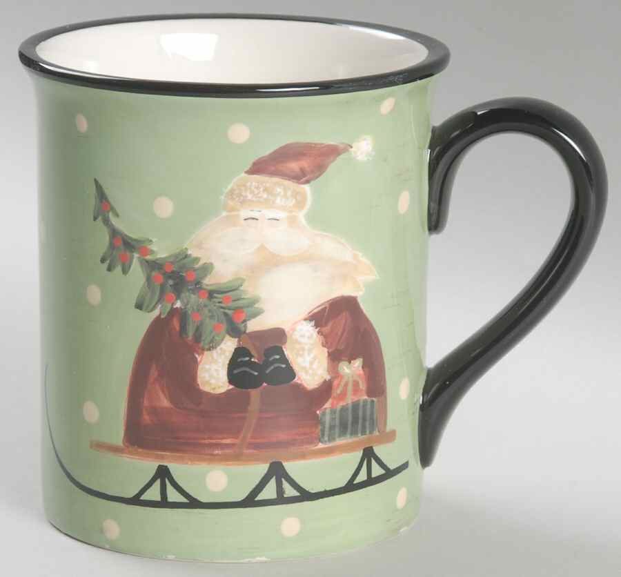 Sledding Santa Mug by Certified International-1