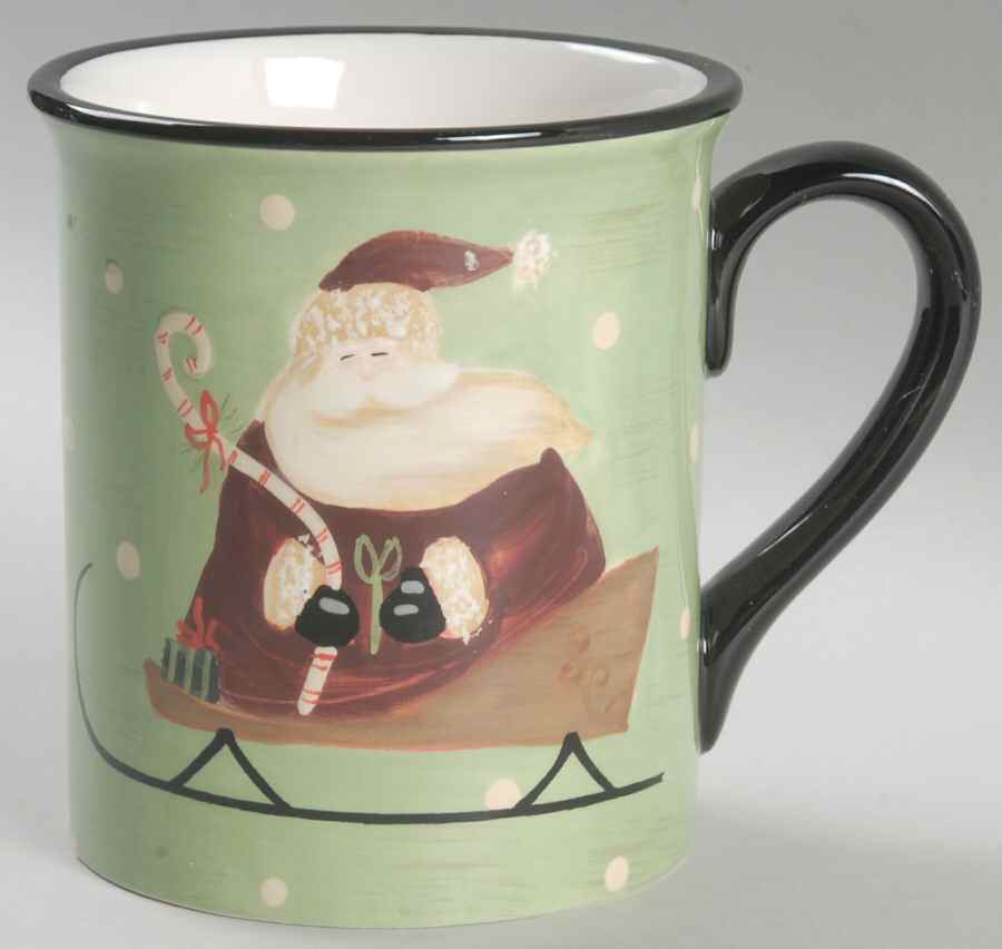 Sledding Santa Mug by Certified International-1