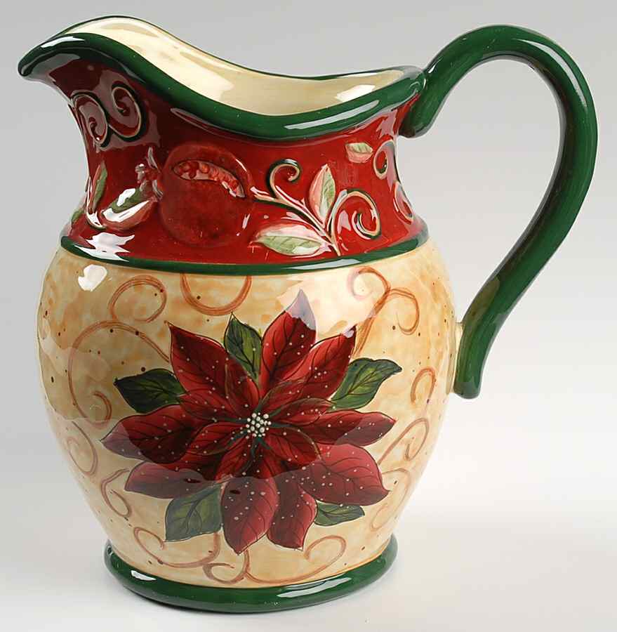 Tuscan Christmas 96 Oz Pitcher by Certified International-1