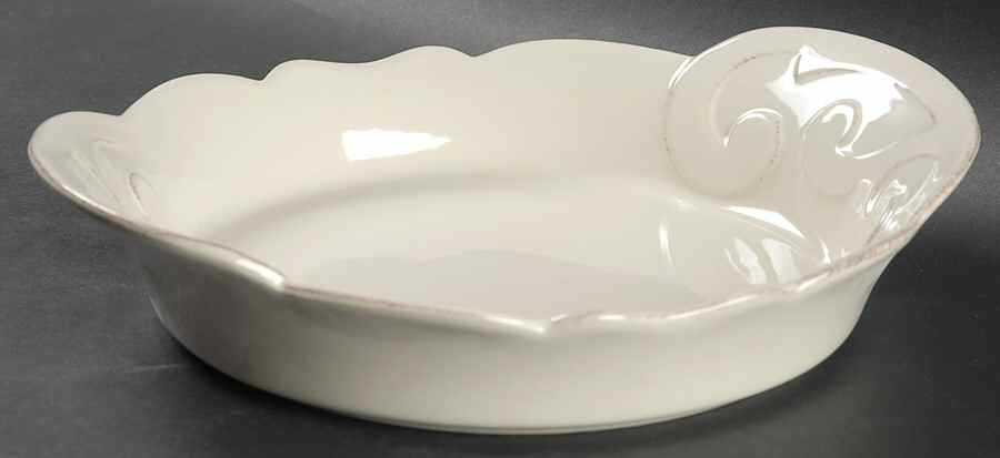 Arabesque Cream 9" Individual Pasta Bowl by Casafina-1