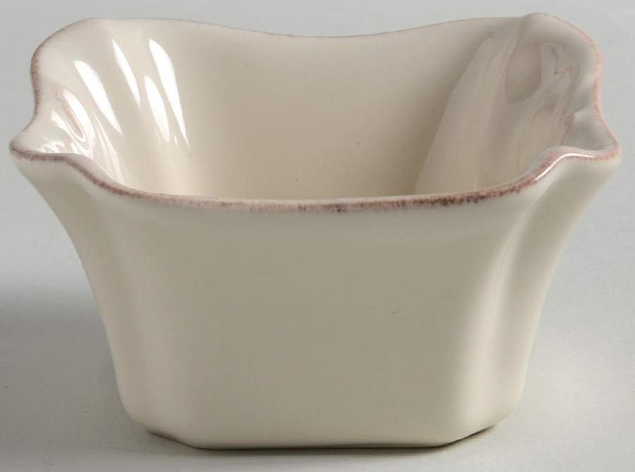 Arabesque Cream Ramekin by Casafina-1