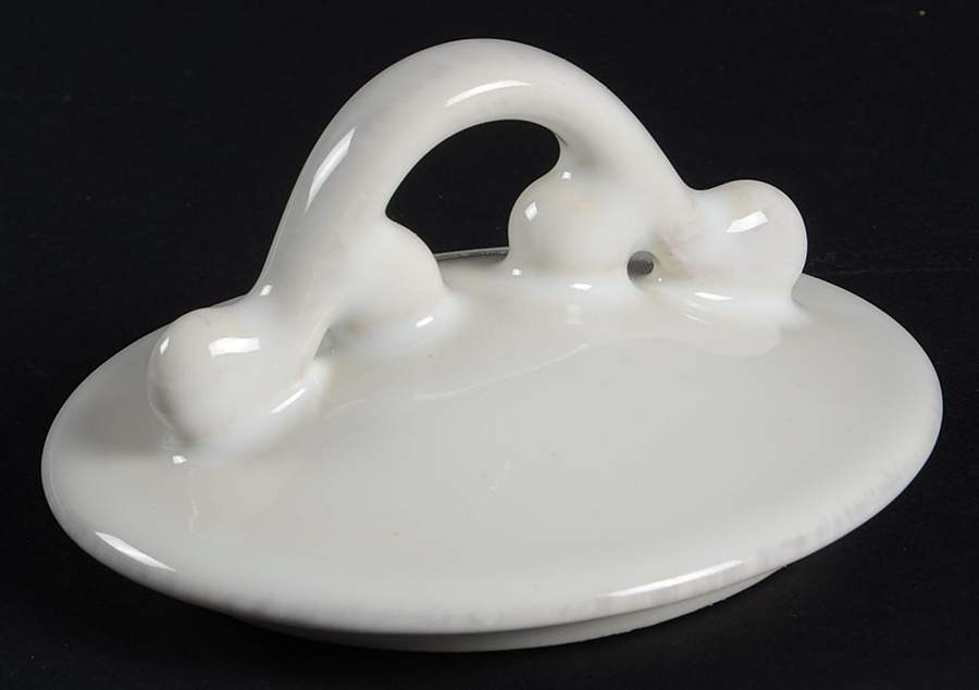 Arabesque White Lid for Sugar Bowl by Casafina-1