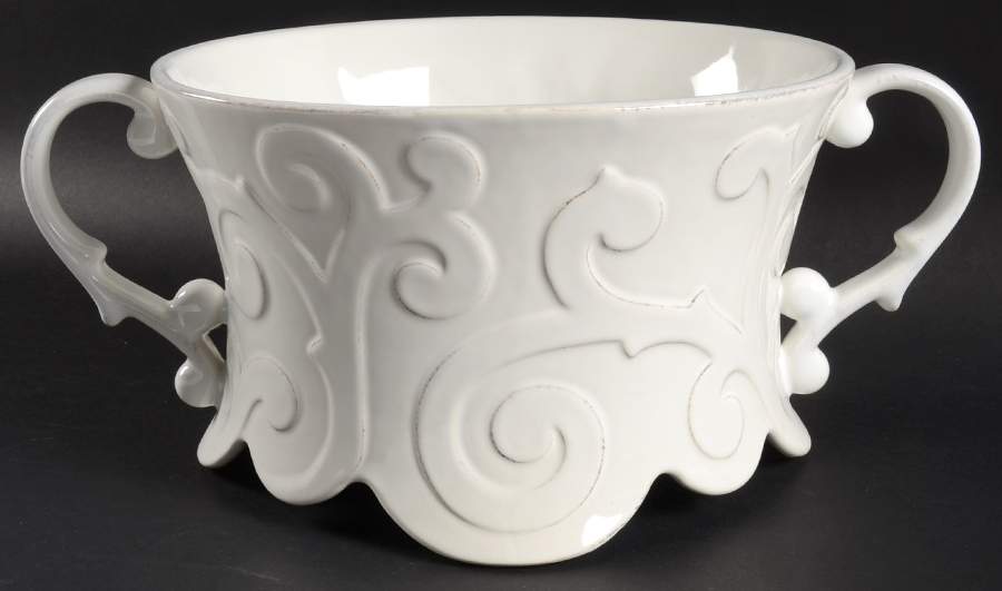 Arabesque White Centerpiece by Casafina-1