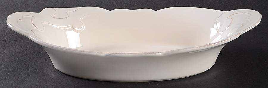 Arabesque White 12" Augratin by Casafina-1