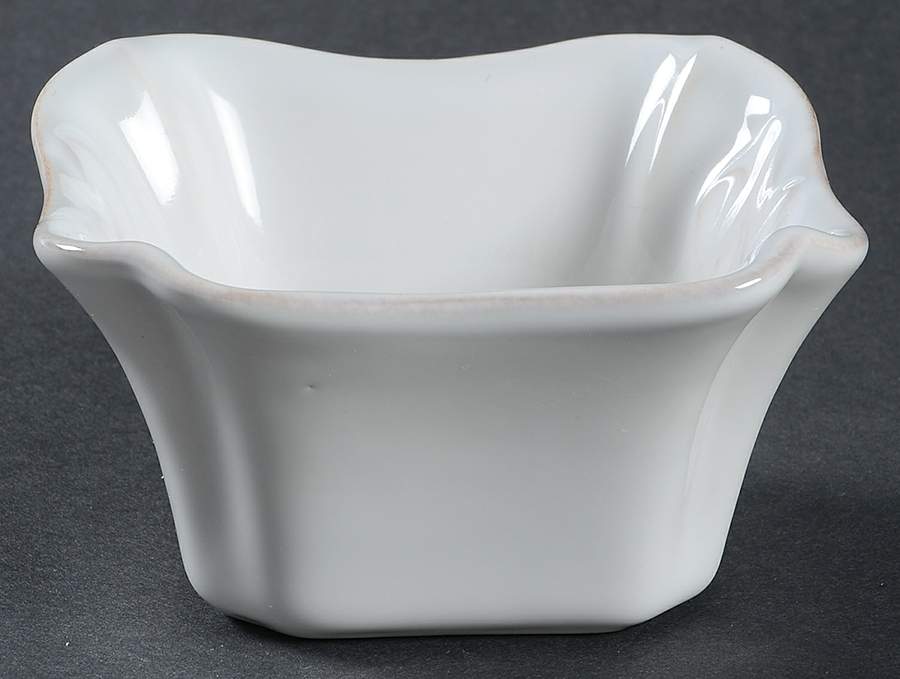 Arabesque White Ramekin by Casafina-1