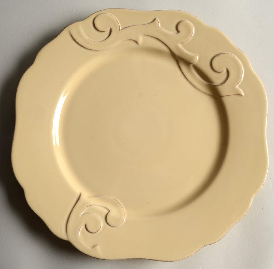 Arabesque Maize Dinner Plate by Casafina-1