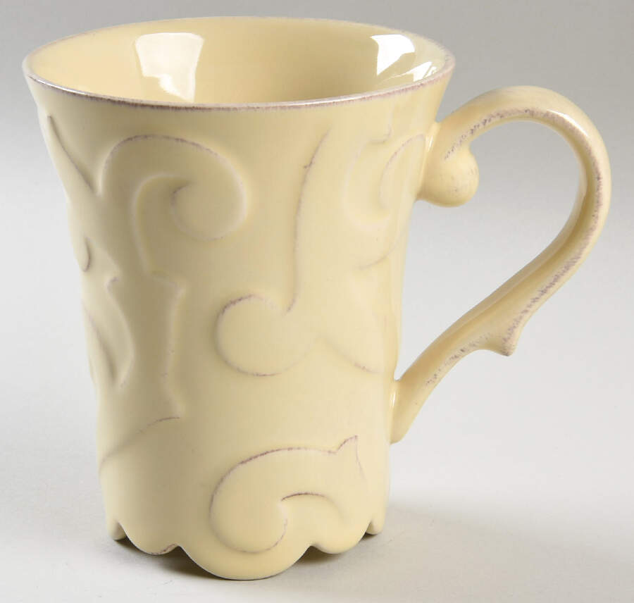 Arabesque Maize Mug by Casafina-1