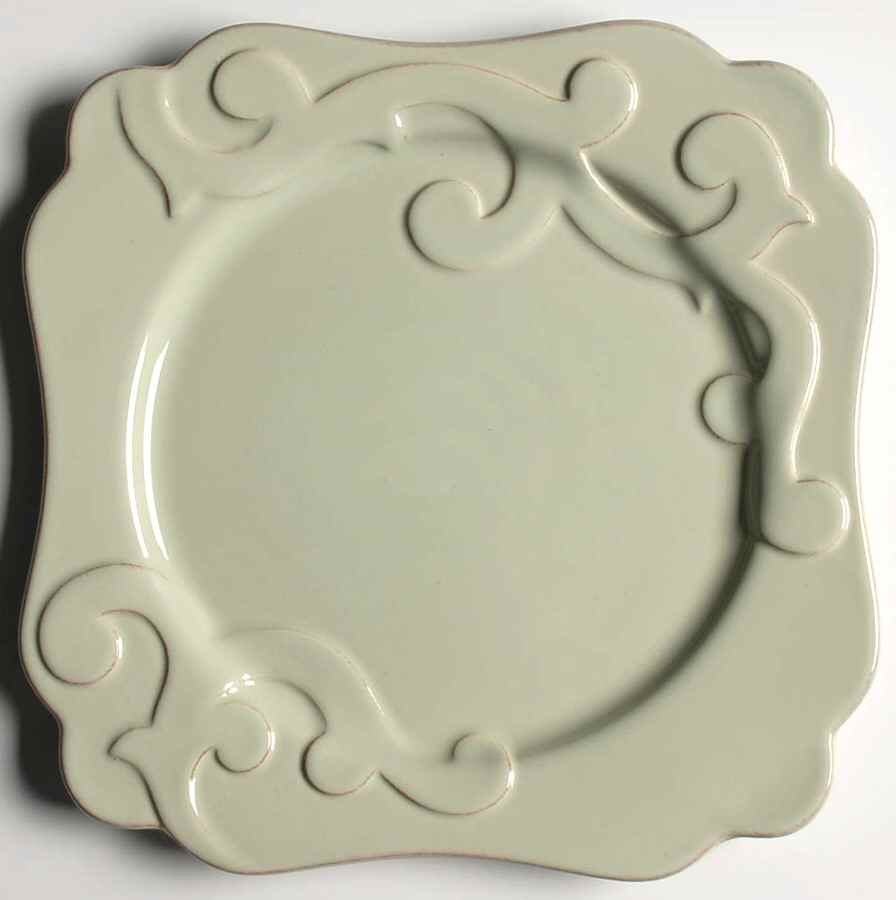 Arabesque Seafoam Square Salad Plate by Casafina-1