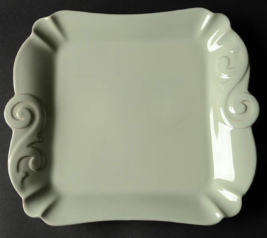 Arabesque Seafoam 10" Handled Square Tray by Casafina-1
