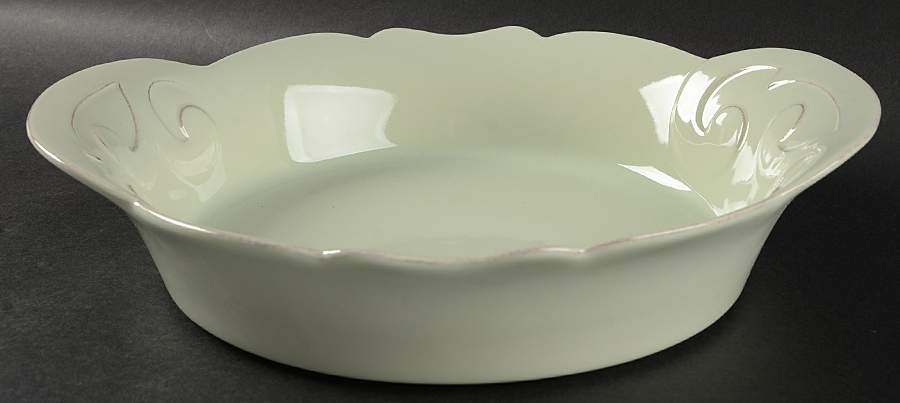 Arabesque Seafoam 12" Pasta Serving Bowl by Casafina-1