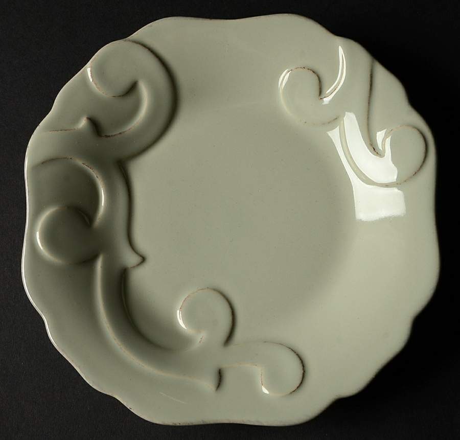 Arabesque Seafoam Bread & Butter Plate by Casafina-1