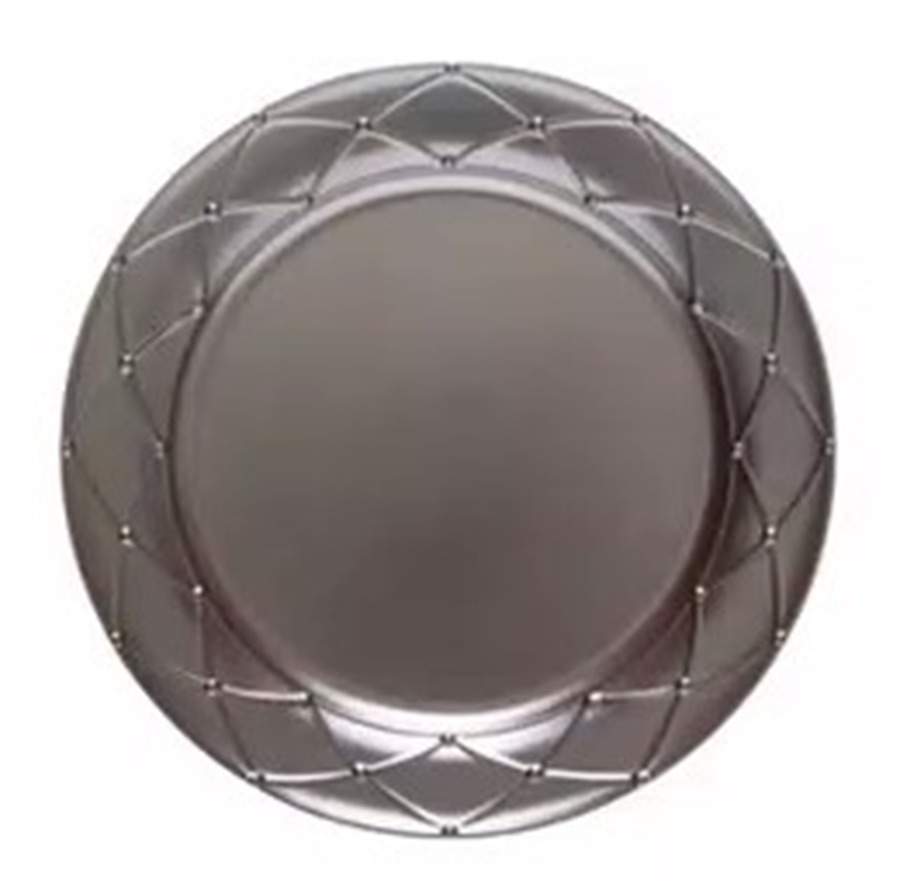 Meridian Bronze Metallic Dinner Plate by Casafina-1