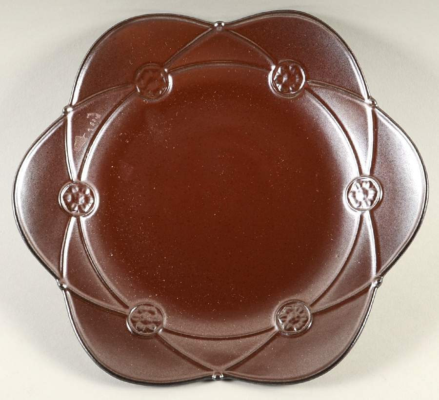 Meridian Bronze Metallic Salad Plate by Casafina-1