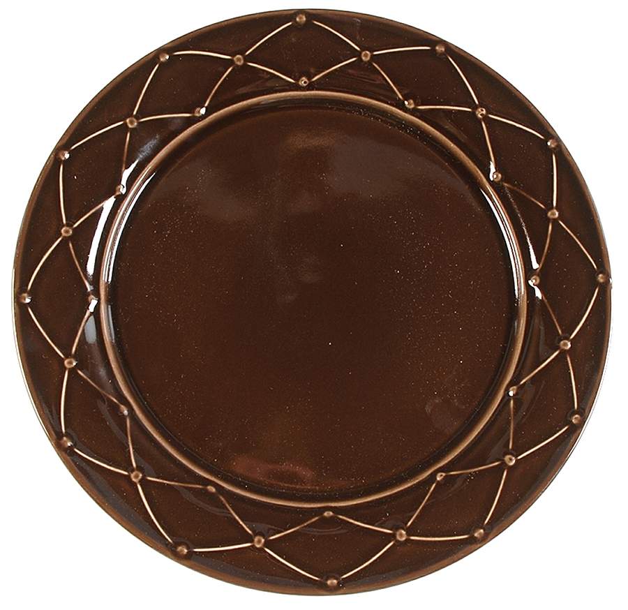 Meridian Espresso (Brown) Dinner Plate by Casafina-1