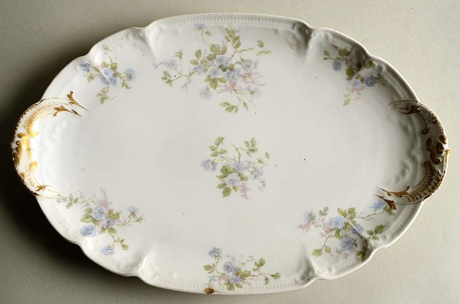 CHF1497 12" Oval Serving Platter by Charles Field Haviland-1