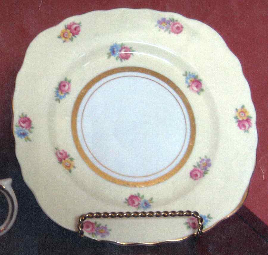 CLC96 Square Bread & Butter Plate by Colclough-1