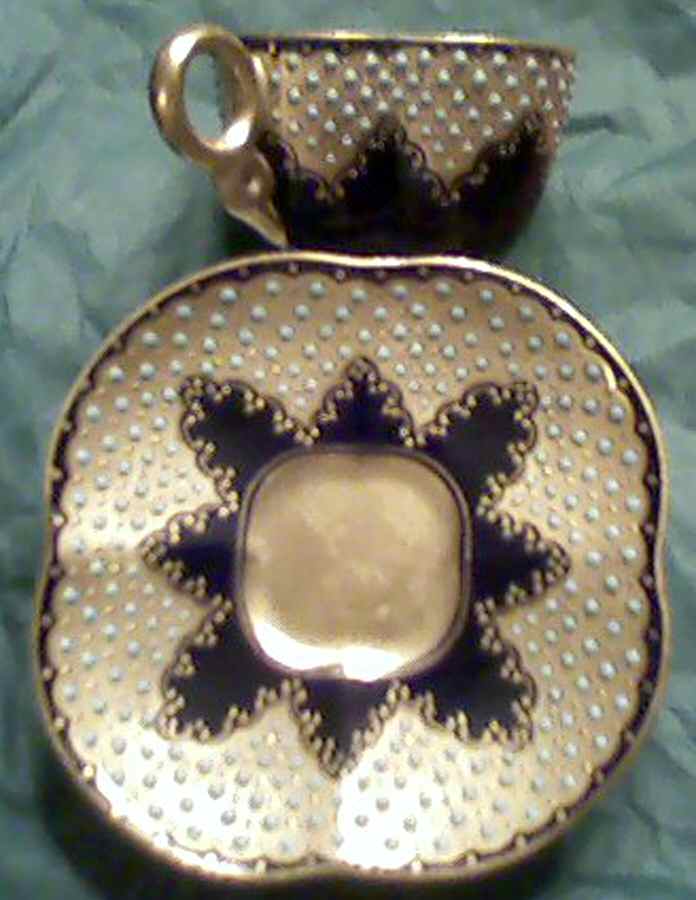 T3042 Flat Demitasse Cup & Saucer Set by Coalport-1